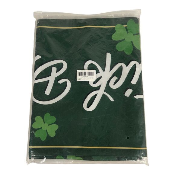 St. Patrick’s Day Shamrock Clover Table Runner Fabric Green 14” X 108“ New - Picture 4 of 5